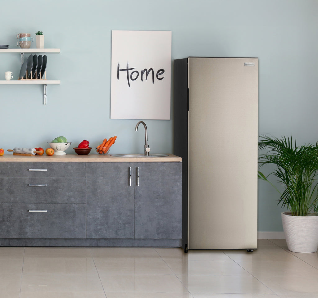 Frigidaire, 10.0 Cu. Ft. Upright Freezer, Platinum