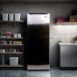 Frigidaire Gallery, 7.0 Cu. Ft. Upright Convertible Refrigerator/Freezer, Platinum