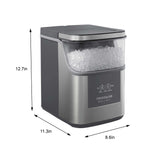 Frigidaire, 33 lbs. Ice Maker, Touch button, Nugget Shaped Ice, Stainless Steel