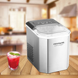 Frigidaire, 26 Lbs. Countertop Ice Maker, Bullet Shaped Ice, Stainless Steel