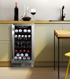 Frigidaire Gallery, 115 Can/30 Bottle, 3.0 Cu. Ft.  Built-In Wine/Beverage Center, Frost Free, Stainless Steel