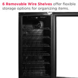 Frigidaire Gallery, 115 Can/30 Bottle, 3.0 Cu. Ft.  Built-In Wine/Beverage Center, Frost Free, Stainless Steel