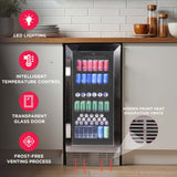 Frigidaire Gallery, 115 Can/30 Bottle, 3.0 Cu. Ft.  Built-In Wine/Beverage Center, Frost Free, Stainless Steel