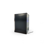 Frigidaire Gallery, 41 Cans/18 Bottle Dual Zone Built In Beverage Wine Fridge Stainless Steel- Wood Shelves