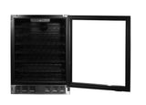 Frigidaire Gallery, 166 Can/56 Bottle, 5.1 Cu. Ft.  Built-In Wine/Beverage Center, Frost Free, Glass Door, Stainless Steel