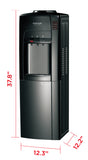 Frigidaire Gallery, Top Load Water Dispenser, Built-In Cooling Refrigerated Compartment, Black