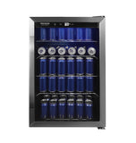 Frigidaire Gallery, 36 Bottle, Wine Fridge, Glass Door, Wooden Shelves, Stainless Steel