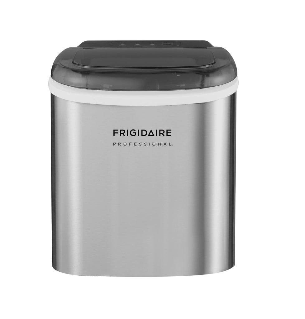 Frigidaire Professional, 26 Lbs. Countertop Ice Maker, Bullet Shaped Ice, Stainless Steel