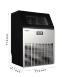 Frigidaire Professional, 198 Lbs. Commercial Ice Maker, Clear Cube Shaped Ice, Stainless Steel
