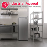 Frigidaire 7 Cu. Ft. Upright Convertible Fridge/Freezer, Platinum