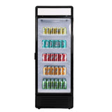 Hamilton Beach, 13.3 Cu.Ft. Commercial Glass Display Refrigerator, Black