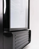 Hamilton Beach, 13.3 Cu.Ft. Commercial Glass Display Refrigerator, Black