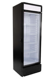 Hamilton Beach, 13.3 Cu.Ft. Commercial Glass Display Refrigerator, Black