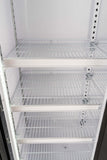 Hamilton Beach, 20 Cu. Ft. Commercial Beverage Glass Door Refrigerator, Black