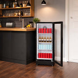 Hamilton Beach, 6.0 Cu. Ft. Commercial Beverage Glass Door Refrigerator