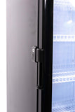 Hamilton Beach, 8.5 Cu.Ft. Commercial Glass Display Refrigerator, Black