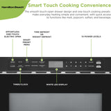 Hamilton Beach, 1.2 Cu. Ft. Built-In Microwave Oven, Stainless Steel