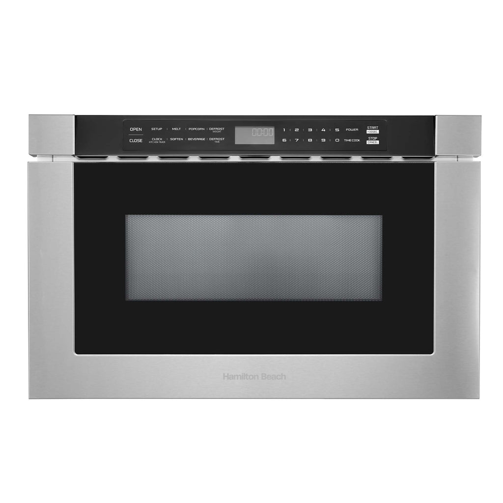 Hamilton Beach, 1.2 Cu. Ft. Built-In Microwave Oven, Stainless Steel