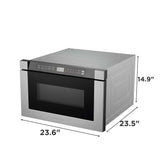 Hamilton Beach, 1.2 Cu. Ft. Built-In Microwave Oven, Stainless Steel