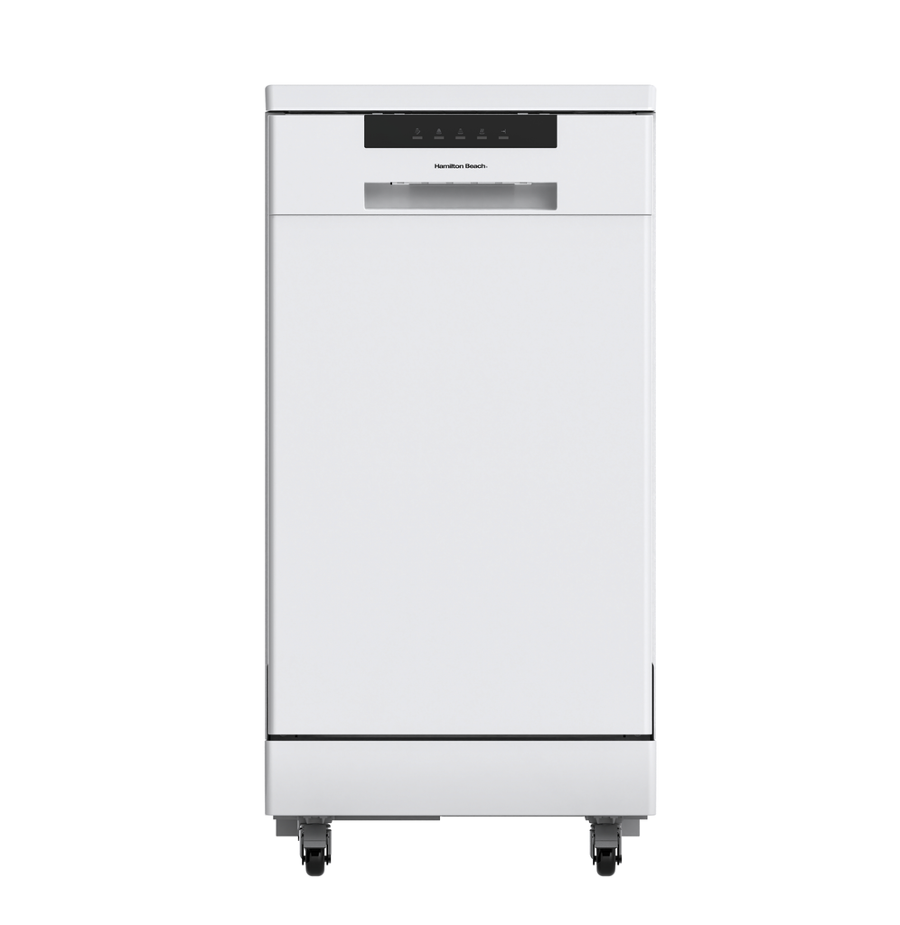 Hamilton Beach, 18" Portable Dishwasher, White