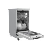 Hamilton Beach, 18" Portable Dishwasher, Stainless Steel