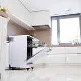 Hamilton Beach, 18" Portable Dishwasher, White