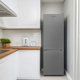 Hamilton Beach, 11.7 Cu. Ft. Bottom Mount Refrigerator, Frost Free, Platinum