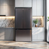 Hamilton Beach, 16.6 Cu. Ft. French Door Refrigerator, Platinum