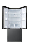 Hamilton Beach, 16.6 Cu. Ft. French Door Refrigerator, Black Stainless