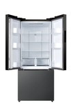 Hamilton Beach, 16.6 Cu. Ft. French Door Refrigerator, Black Stainless