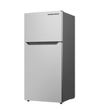 Hamilton Beach, 18 Cu. Ft. Top Mount Refrigerator, Frost Free, Platinum