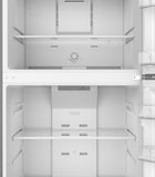 Hamilton Beach, 18 Cu. Ft. Top Mount Refrigerator, Frost Free, Platinum