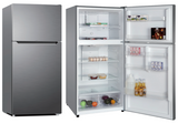 Hamilton Beach, 18 Cu. Ft. Top Mount Refrigerator, Frost Free, Platinum