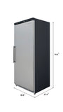 Hamilton Beach, 19.2 Cu. Ft. Commercial Refrigerator, Stainless Steel