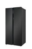 Hamilton Beach, 20.6 Cu. Ft. Side By Side Refrigerator, Black Stainless