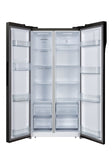 Hamilton Beach, 20.6 Cu. Ft. Side By Side Refrigerator, Black Stainless