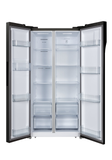 Hamilton Beach, 20.6 Cu. Ft. Side By Side Refrigerator, Black Stainless