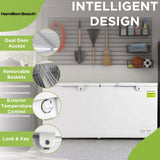 Hamilton Beach, 21.0 Cu. Ft. Chest Freezer, White