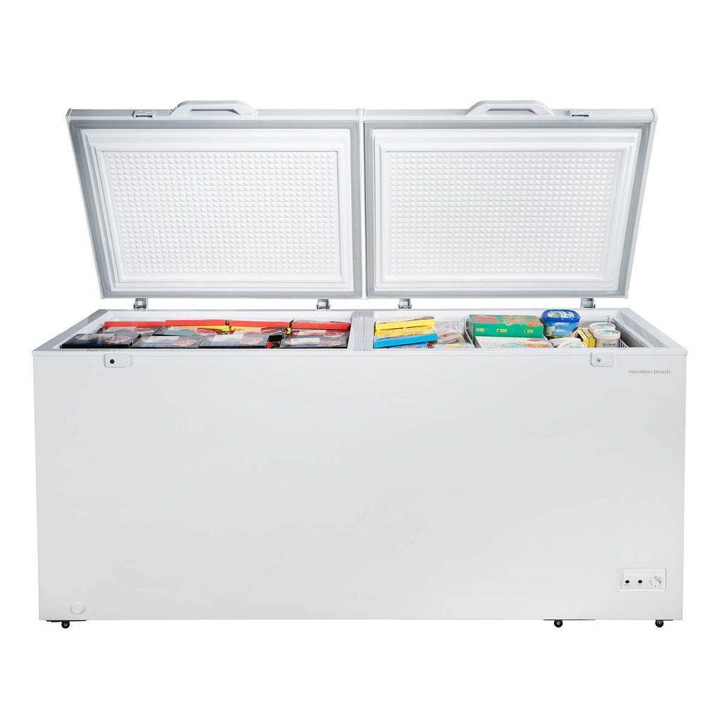 Hamilton Beach, 30.0 Cu. Ft. Chest Freezer, Two Door, White