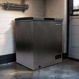 Hamilton Beach, 5.0 Cu. Ft. Chest Freezer, Black Granite Design