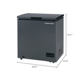Hamilton Beach, 5.0 Cu. Ft. Chest Freezer, Black Granite Design