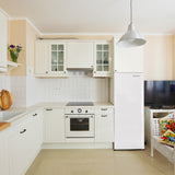 Hamilton Beach, 6.8 Cu. Ft. Upright Convertible Refrigerator/Freezer, White