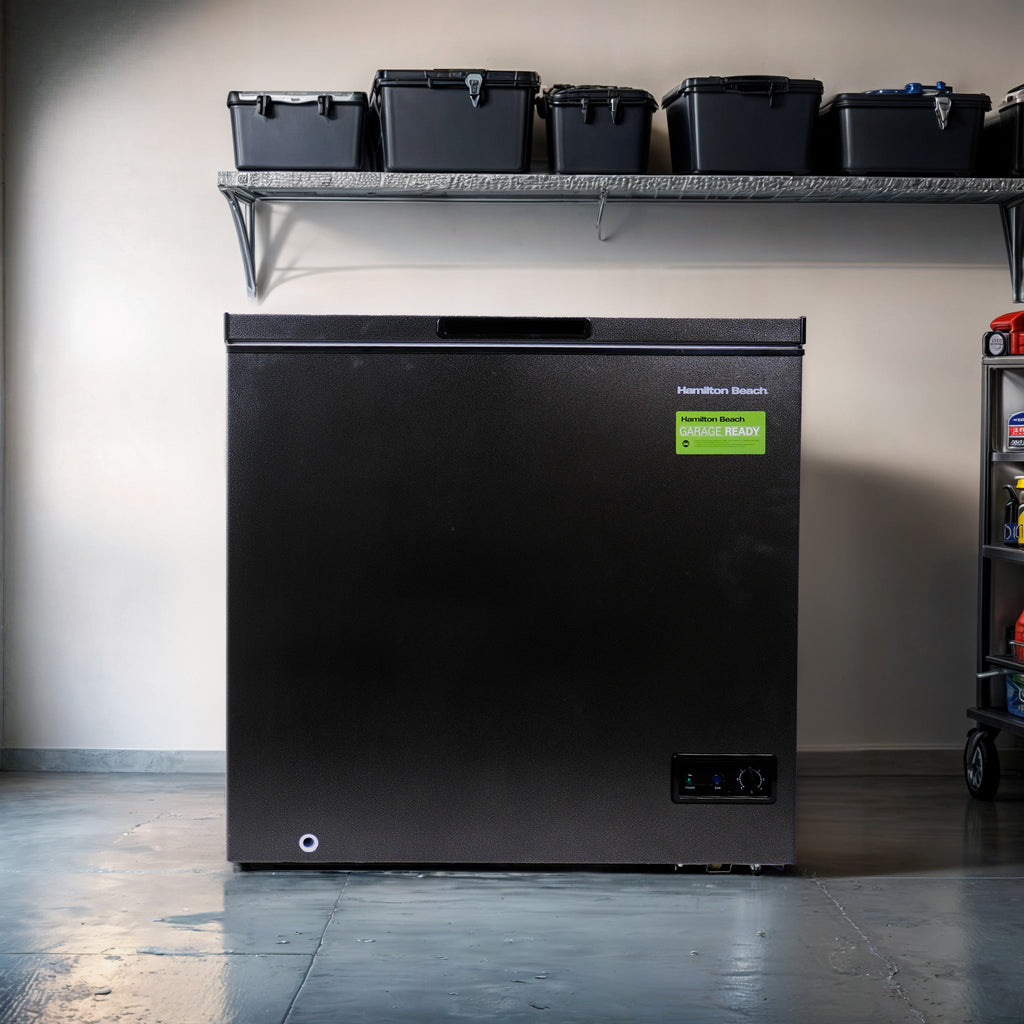 Hamilton Beach, 7.0 Cu. Ft. Chest Freezer, Black Granite Design