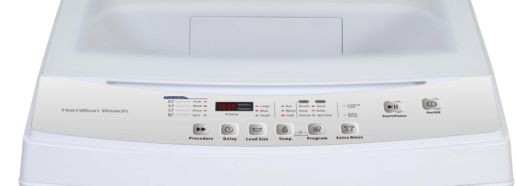 Hamilton Beach, 1.7 Cu. Ft. Portable Washer, White