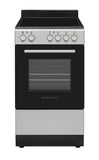 Hamilton Beach,20" Electric Range, Vitroceramic Top, With Shallow Tray, Inox
