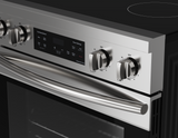 Hamilton Beach, 30" Front Control Electric Range, With Convection and Air Fry, Stainless Steel