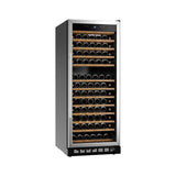 Hamilton Beach, 155 Bottle Built-In Or Freestanding Wine Fridge, Glass Door, Wooden Shelves, Stainless Steel