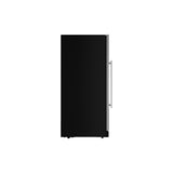 Hamilton Beach, 155 Bottle Built-In Or Freestanding Wine Fridge, Glass Door, Wooden Shelves, Stainless Steel