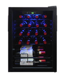 Hamilton Beach, 22 Bottle 2.6 Cu. Ft. Wine/Beverage Center, Glass Door, Black