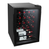 Hamilton Beach, 22 Bottle 2.6 Cu. Ft. Wine/Beverage Center, Glass Door, Black